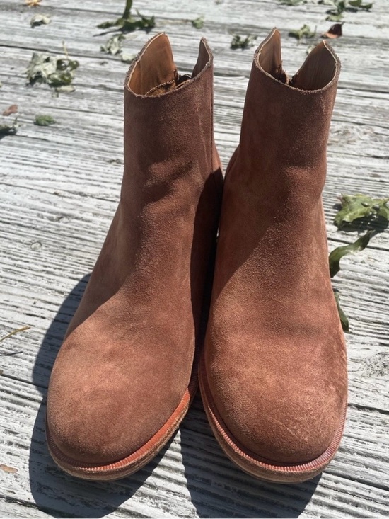 Kork-Ease Shoes - Kork-Ease Chestnut Suede Chelsea Ankle Boots